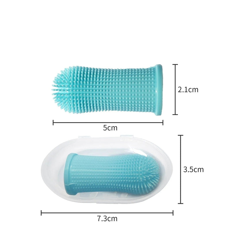 Escova De Dentes De Silicone Para Pets